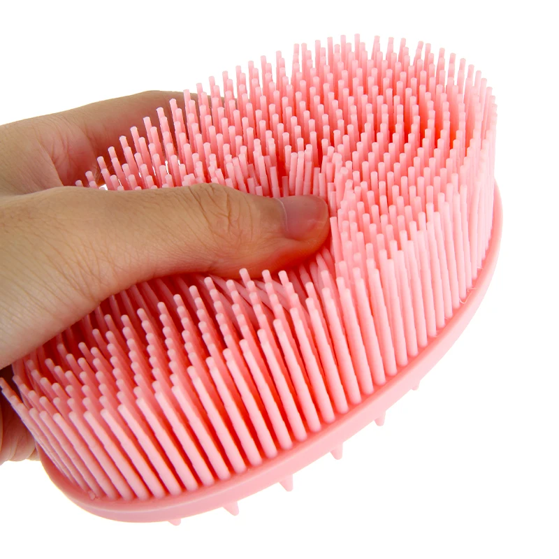 

soft Close skin Body Kids Hair cleansing baby massager shampoo Silicone bath brush