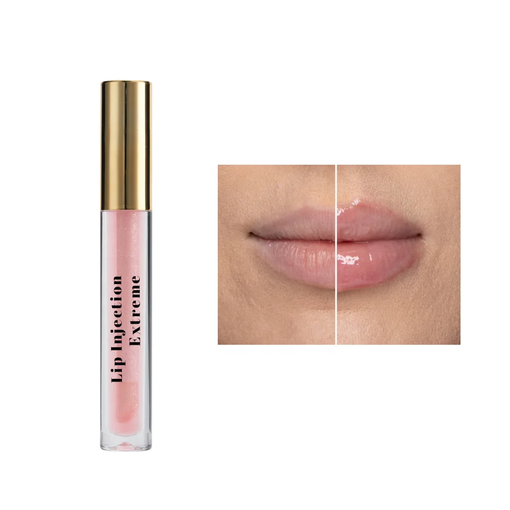 

Low MOQ custom your logo vegan hydrating gloss lip injection plumping plumper private label