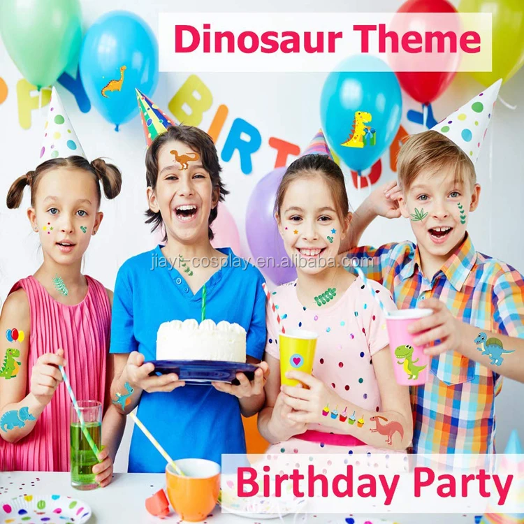 Anak Laki Laki Anak Perempuan Pesta Dinosaurus Tahan Air Sementara Tato Stiker Ulang Tahun Pesta Hadiah Buy Dinosaurus Sementara Tato Pesta Ulang Tahun Hadiah Tahan Air Tato Stiker Product On Alibaba Com