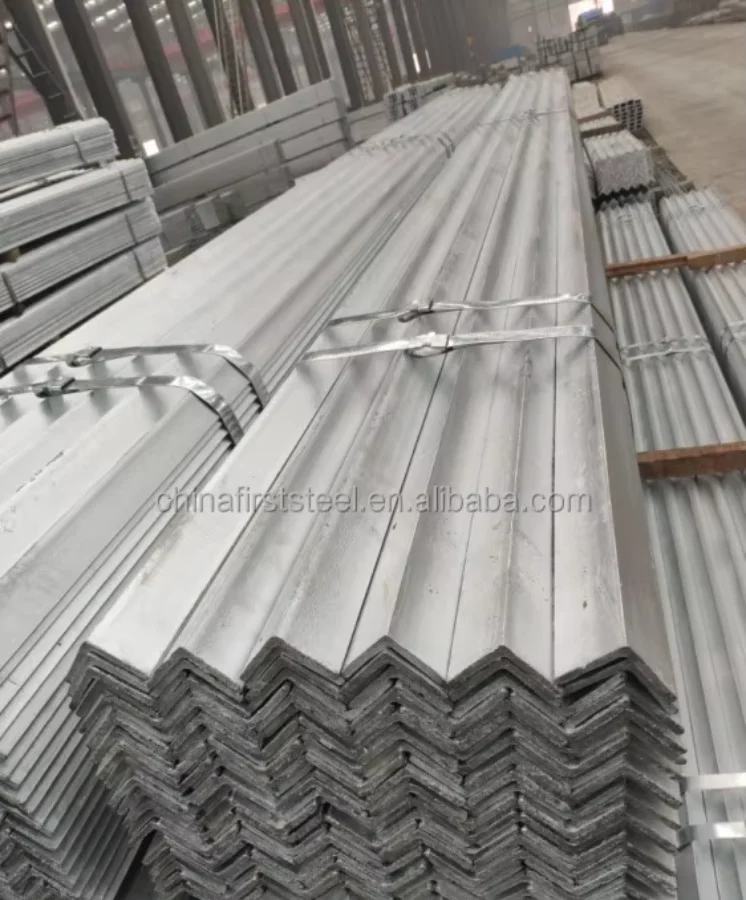 ASTM A36 Galvanized Slotted Angle 3x3x1/4 Inch with Elongated Holes