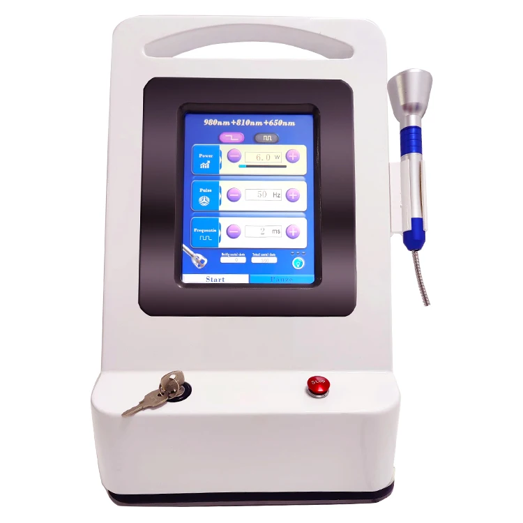 

2022 Factory Wholesale Hot Sale 1470NM +980NM Diode Laser 5 in 1Pain Removal Treatment Machine, White