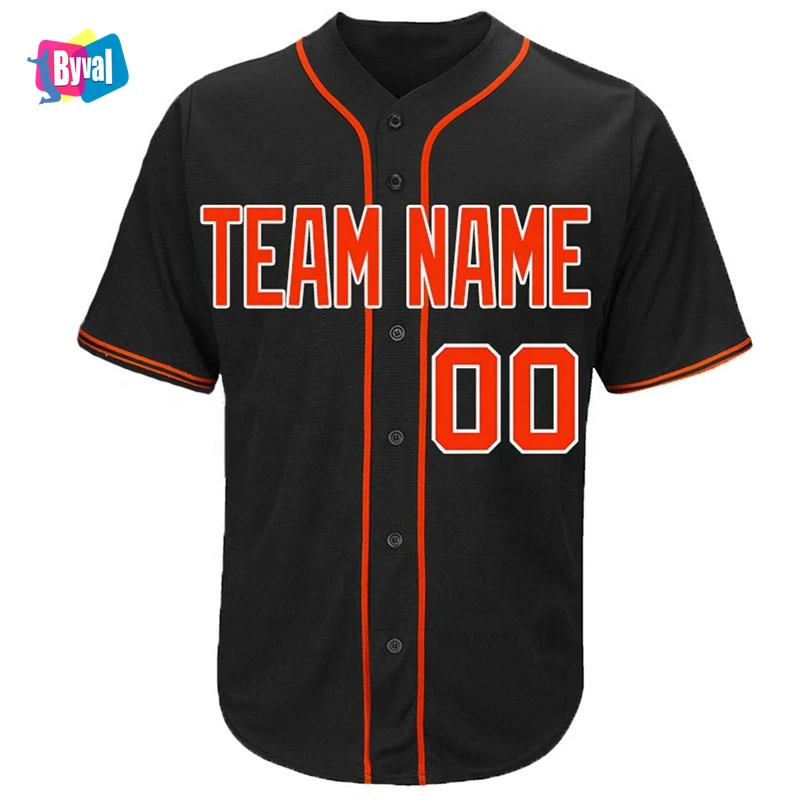 

Fast delivery Polyester Custom Printing Baseball Plain Shirts BaseballJersey Outfit Mens Sublimation Cheap Price Baseball jersey