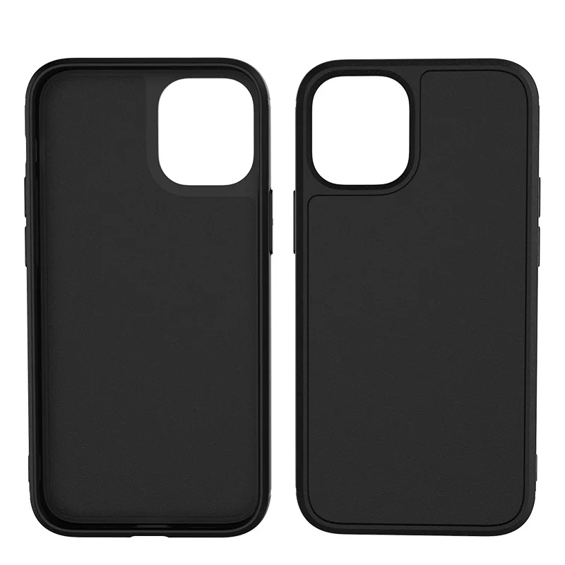 

Blank TPU+PC Groove Pu back Leather Phone Cases For iPhone 12, Multi
