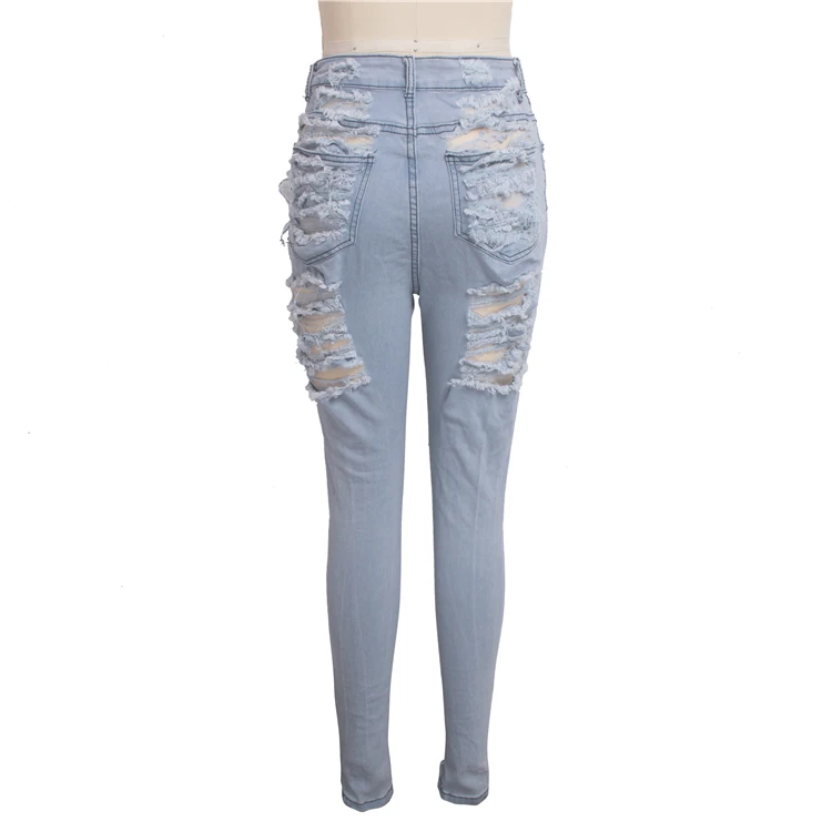 New New H7402 Ladies New Model Scratch Denim Jeans Pants - Buy Scratch ...