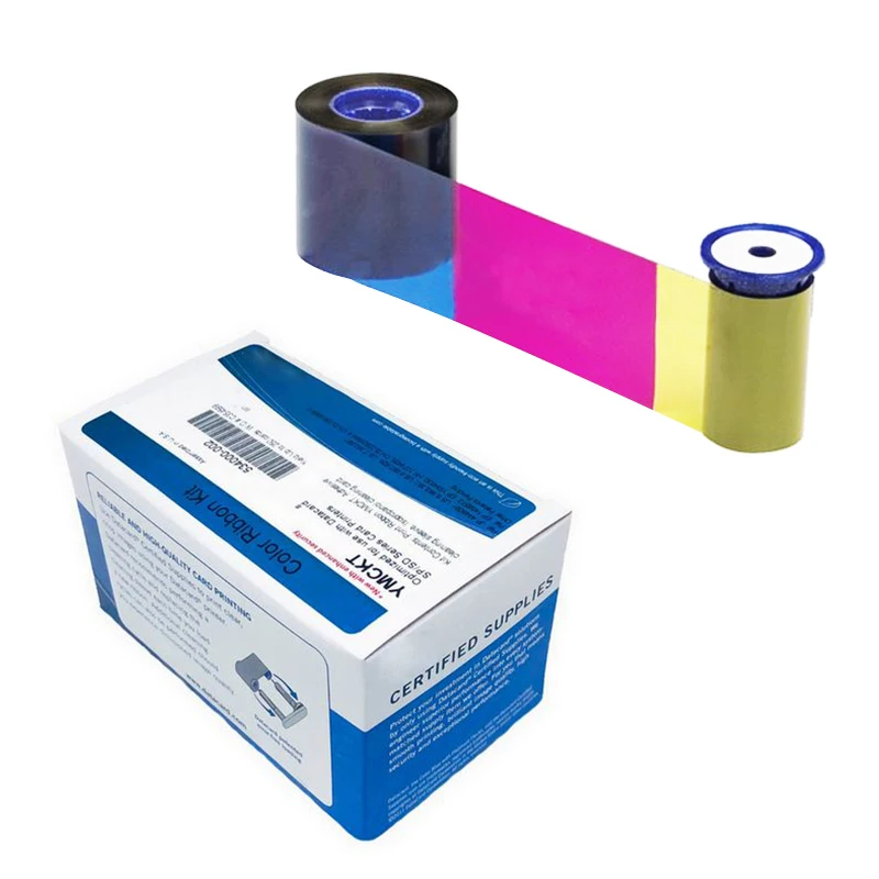 Id Card Ribbon SP35 SP55 SP75 SD260 SD360 Printer Ribbons for Datacard Ymckt Ribbon 534000-003