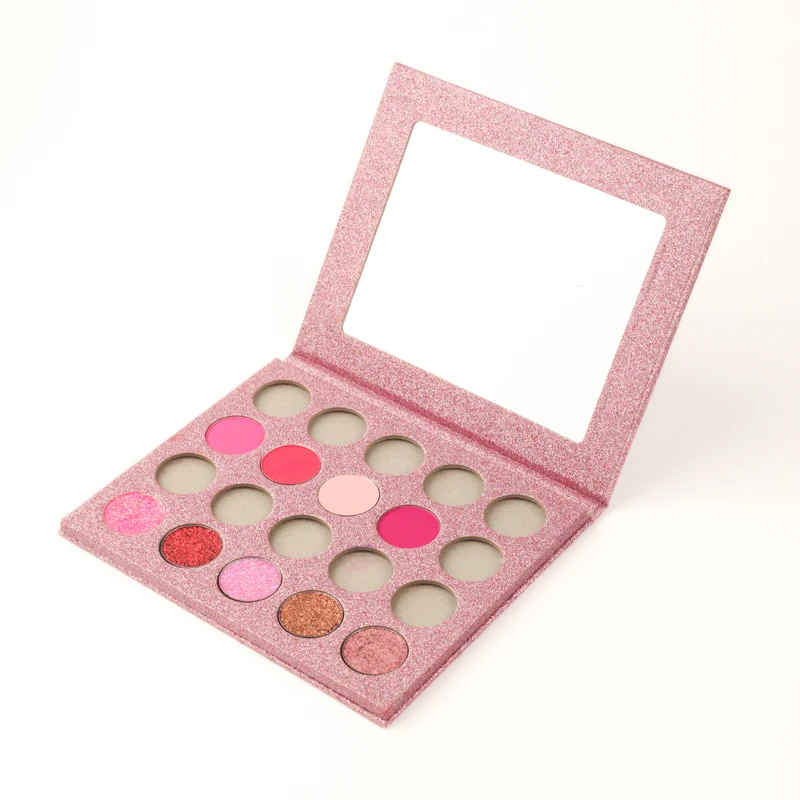 

private label palette makeup glitter high pigmented natural vegan eye shadow