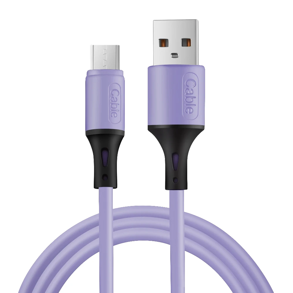 

Multi-color Liquid silica gel data cable Charger Data charging usb Cable Micro USB Tpye-C IOS 1M