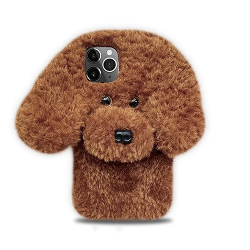 

Plush Teddy Dog For iPhone 12 Cases For Case iPhone 12 Mini For iPhone 12 Case, Multi