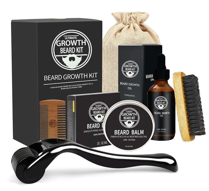 

New design beard growth roller kit beard kit beard grooming kit, Black
