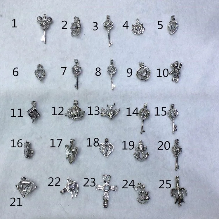 

2019 New product gift pearl cage pendant,25 kinds of cages