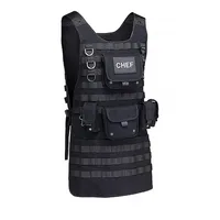 

Adjustable Molle Tactical Chef BBQ Apron with 2 Large Pouches and 3 Smaller Pouches