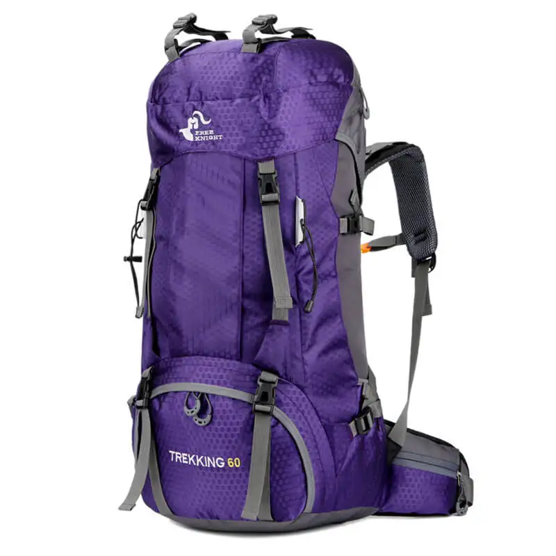 

V429 ultralight pvc 75l lightweight internal frame tatical school bags hiking travelling backpack