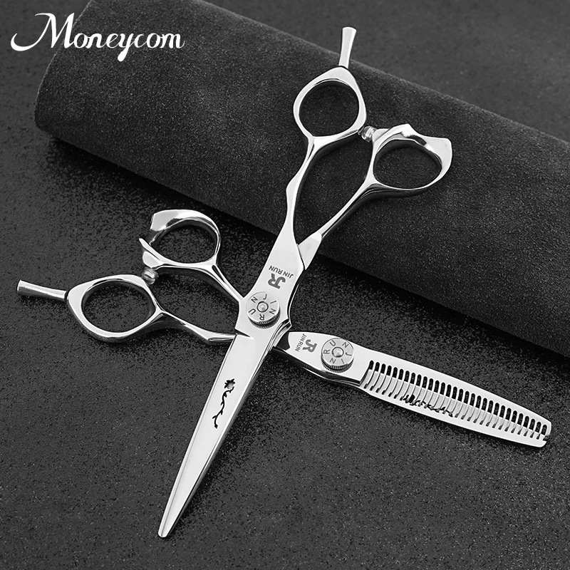

High Quality wholesale Hair Barber Scissors japanese hair cutting scissors 440C Salon Hair Cutting Scissor, Silver (customized color mow 100pcs)