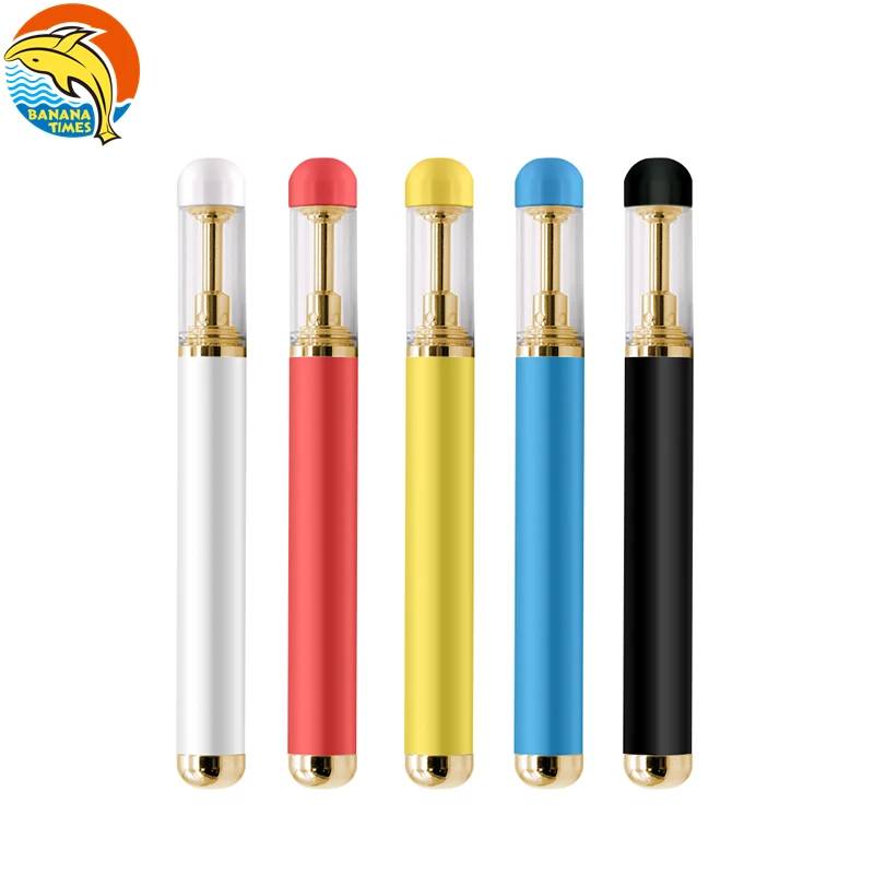 

Lead free metal/ glass tip cbd pen O5 empty 0.5ml 1ml rechargeable cbd cig bottom micro USB 530mah vap kits, White/ black/ gold/ customized color