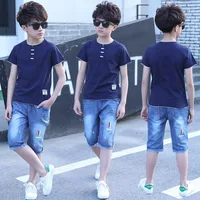 

Hot Selling Boutique Carton T-Shirt&Pant Cute Baby Boy Summer Clothing Set BS001