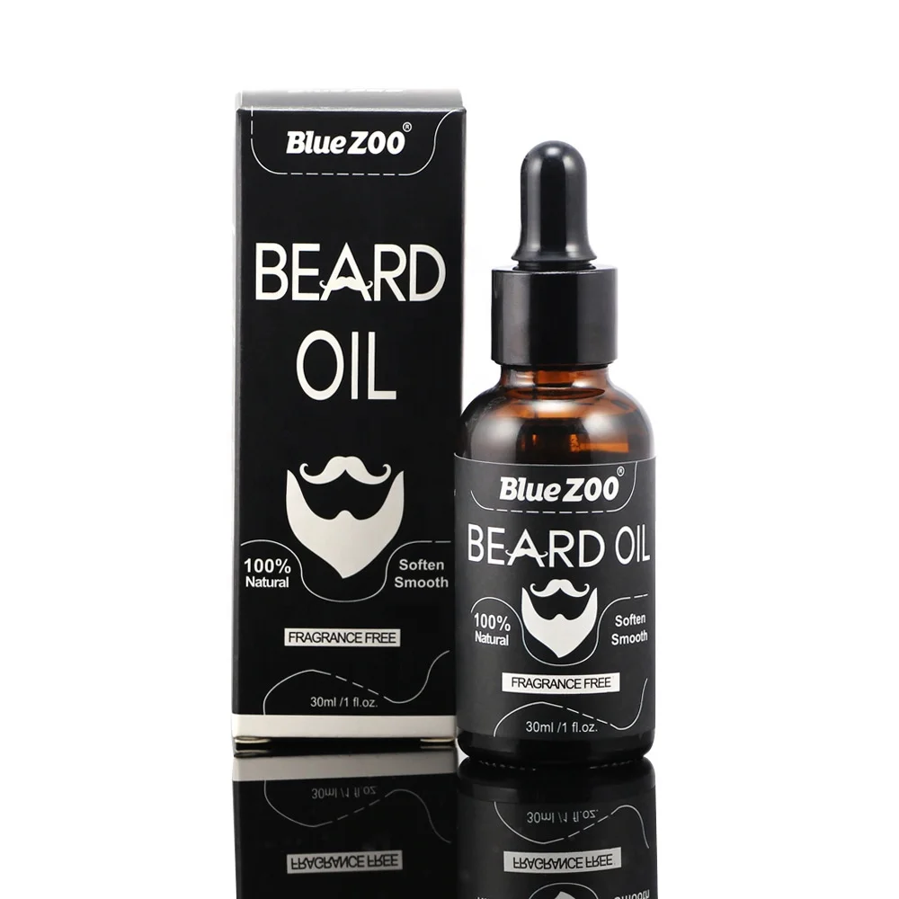 

Blue ZOO Brand 30ml Men Face Beard Oil 100% Natural Hair Growth Oil For Beard Hair Grow