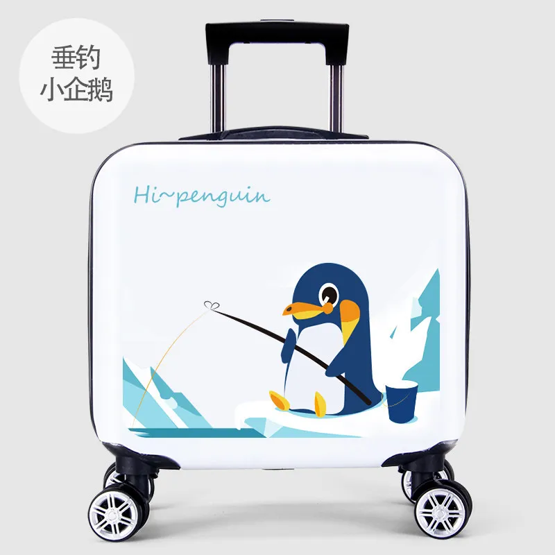 

Kamida Customize kids ABS travel Wheels luggage bag sets trolley 16inch Suitcase cartoon character Carry On kid luggage