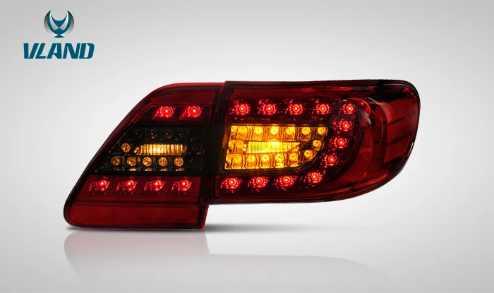 Vland factory  for  car tail lamp for COROLLA  2011 2012 2013  LED tail light plug and play for  wholesales price in China