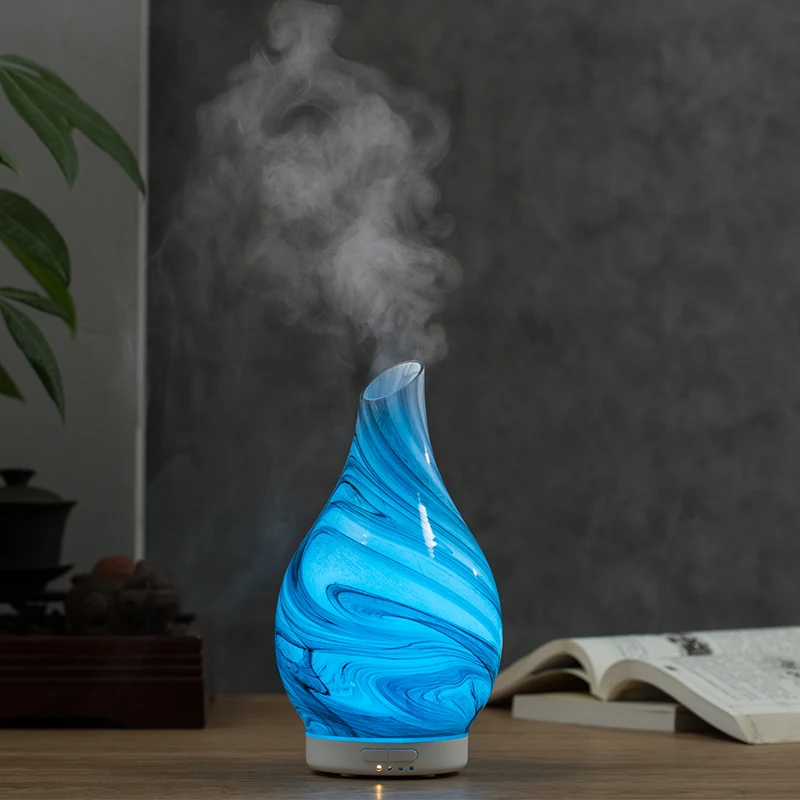 

arsenmann Hot Selling 120ml Usb Ultrasonic Vase Essential oil Marble Aromatherapy Diffuser