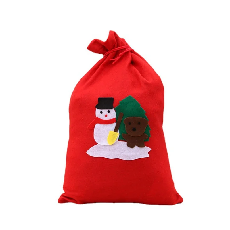 

christmas shopping candy bag for gift, Red