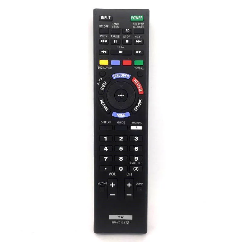 

RM-YD102 New Remote Control For Sony PLASMA BRAVIA LCD LED HDTV TV KDL-42W651A KDL-46W700A