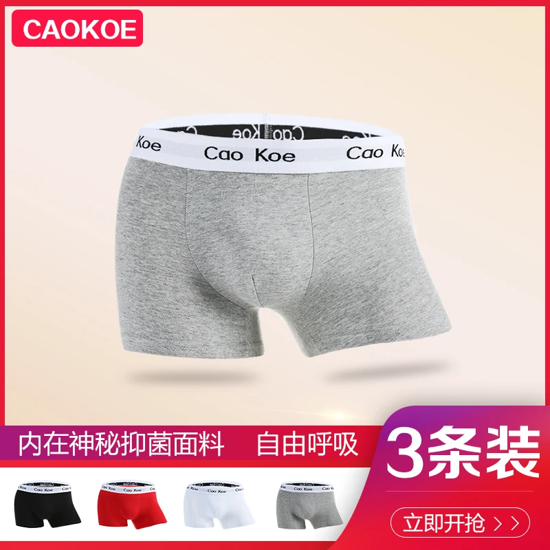 
2020 new design low prices low MOQ custom 95% pure cotton and 5% Spandex European Underwear Men 