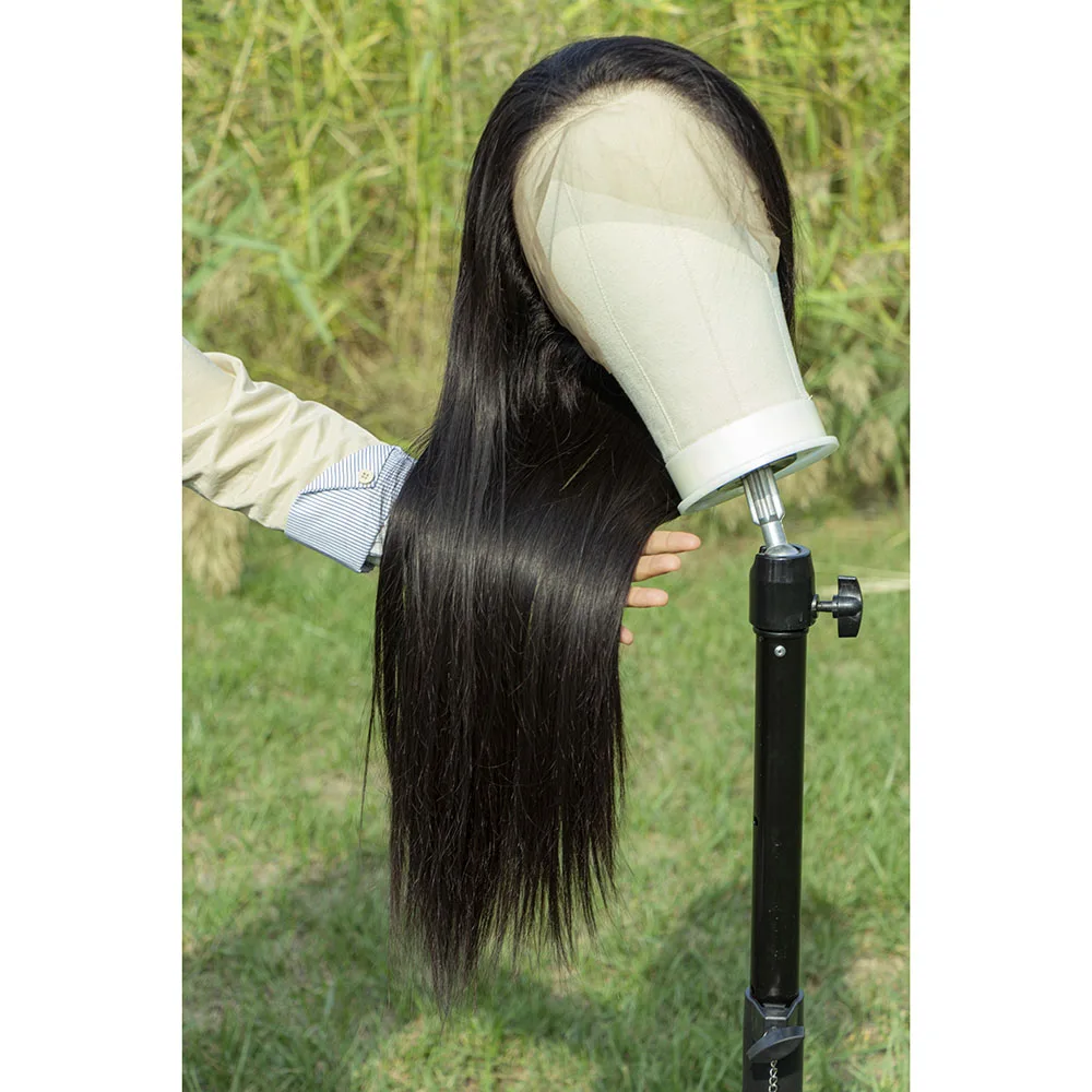 

Huashuo 13*4 Lace Front Human Hair Wigs, Transparent Swiss Lace Human Hair Wigs, Virgin Hair Wig For Black Women