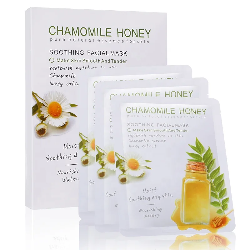 

private label wholesale custom organic cosmetic facial beauty skin care cucumber aloe vera honey face sheet mask