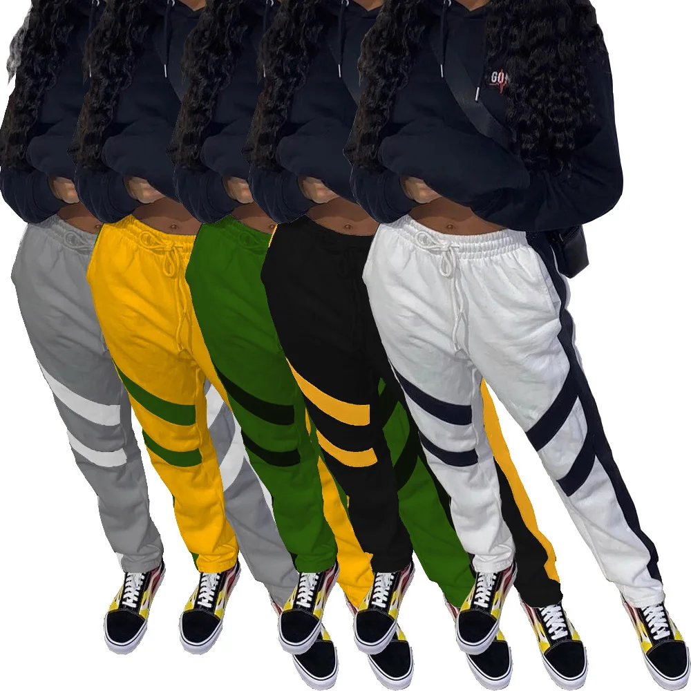 

High Quality Women Casual Joggers Pants Sportswear Women Drawstring Long Sweatpants