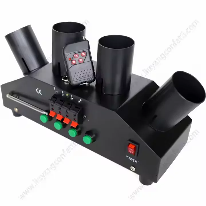 4 Shot Remote Control Wholesale Indoor Stage Firework Firing System Wedding Party Decoration Fountain Pyrotechnic Cold Pyro
