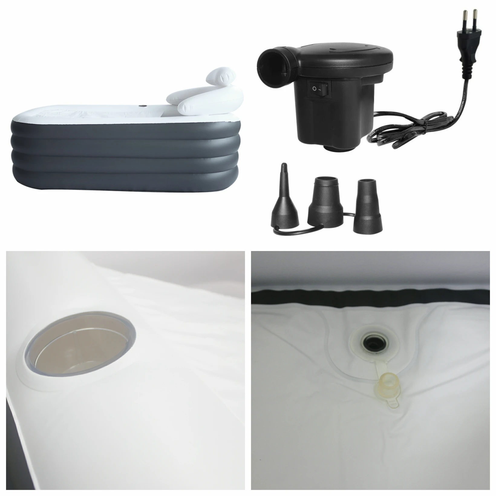 
Plastic Portable Adults Inflatable Bathtub 