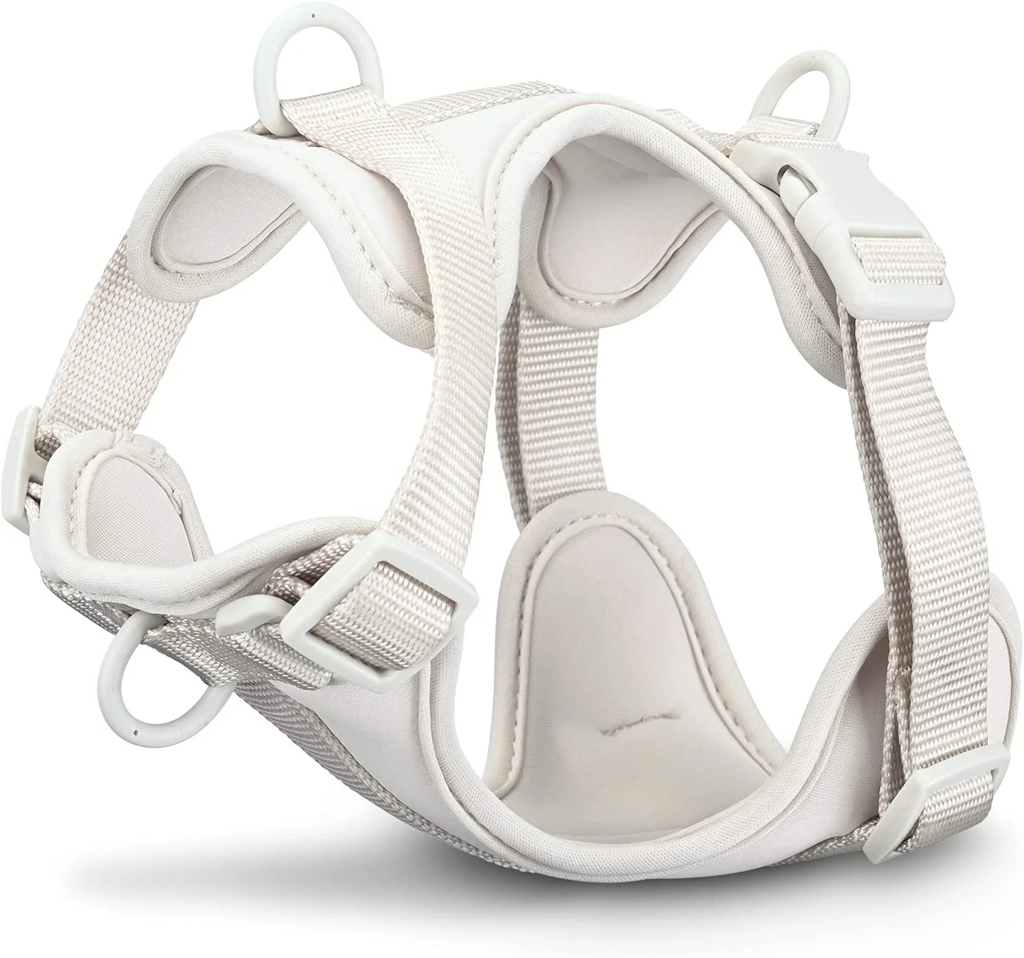 

Custom Logo No Pull Pet Dog Harness Adjustable Soft Padded Dog Vest Harness with 3 Metal Rings