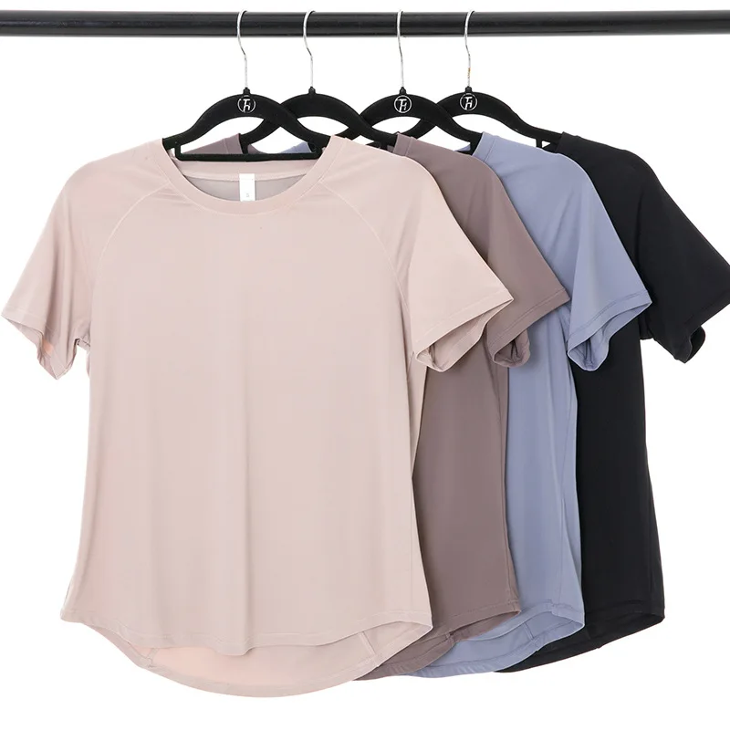 

Women Summer Short Sleeve Soft Lightweight Quick Dry Running T Shirt