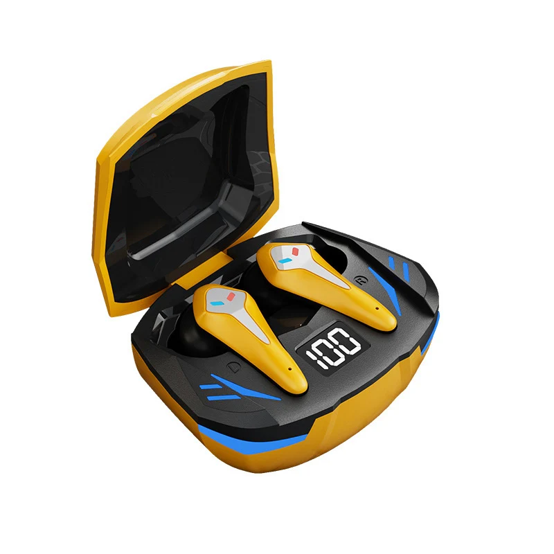 

Sport Stereo Music Touch Control BT 5.2 TWS True Wireless Earbuds Gaming In-ear Earphones, Black / white / red / yellow