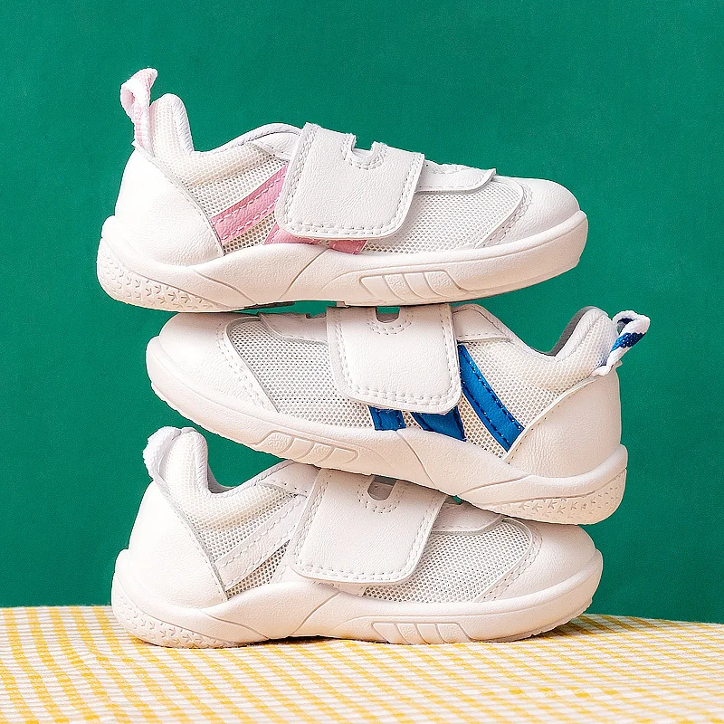 

Cheerful Mario new children's shoes white shoes ssoft-soled Korean casual shoes