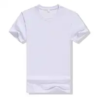 

RETON adult O-neck Short Sleeve White polyester Sublimation T shirt Blanks Wholesale Advertising Custom Design t shirt