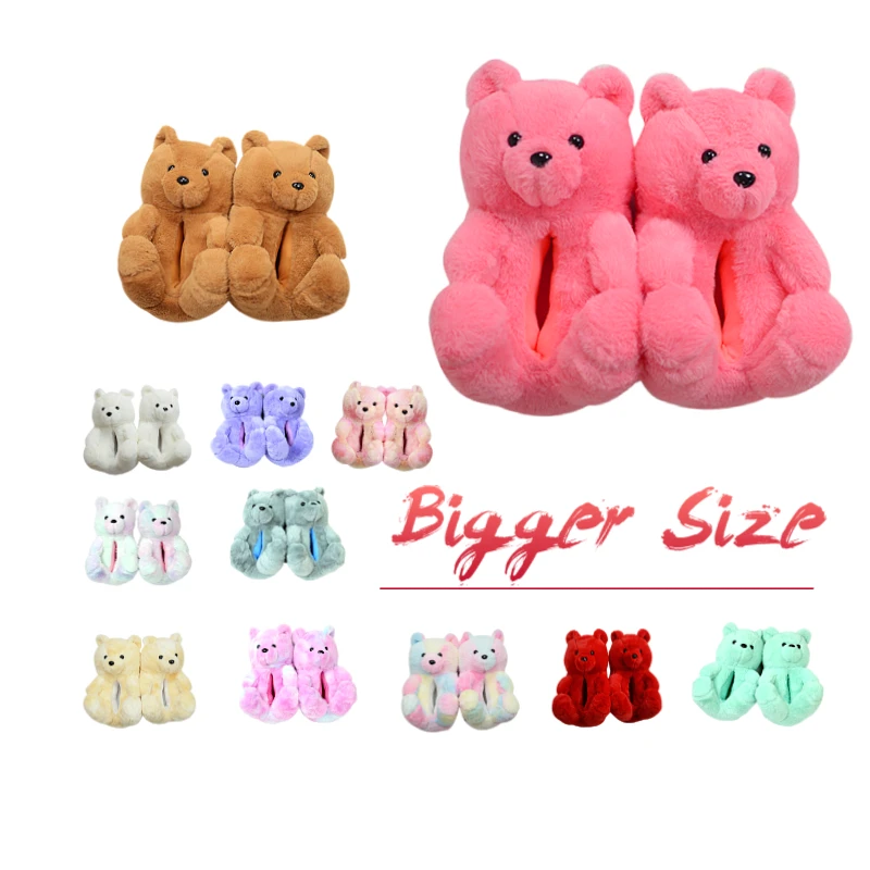 

Bear Slippers For Women Plush Bear Slippers, 16 colors