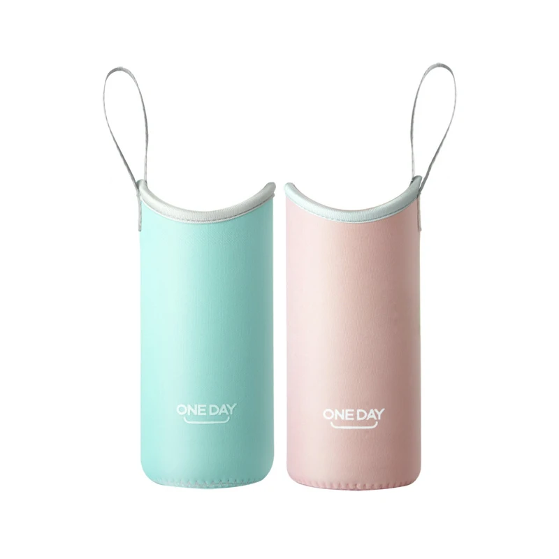

New fashion and colorful leisure water cup cover diving cloth comfortable insulation cup cover, Various customizable