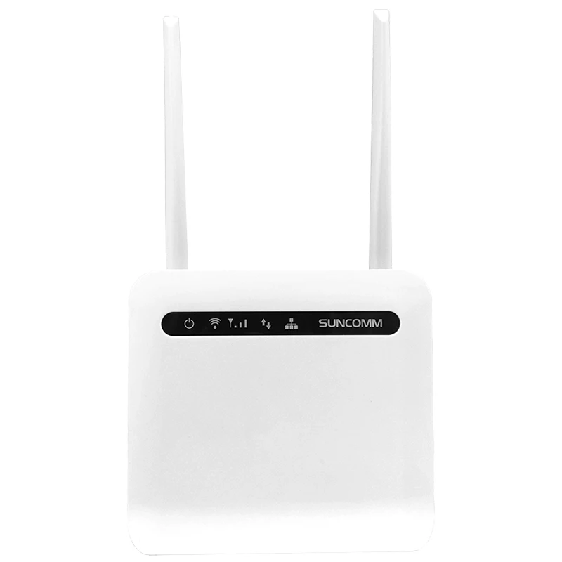 

SUNCOMM 4G wifi router with modem CP9 with sim card slot CPE, White black