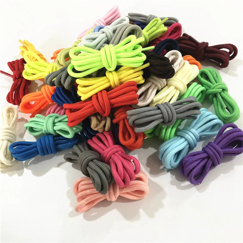 

Coolstring 0.5cm Round Sports Shoelace 120cm Polyester Thick Hiking Bootlaces Clothing Rope Outdoor Climbing Shoe Laces For Boots, 46 colors +, support custom pantone colors