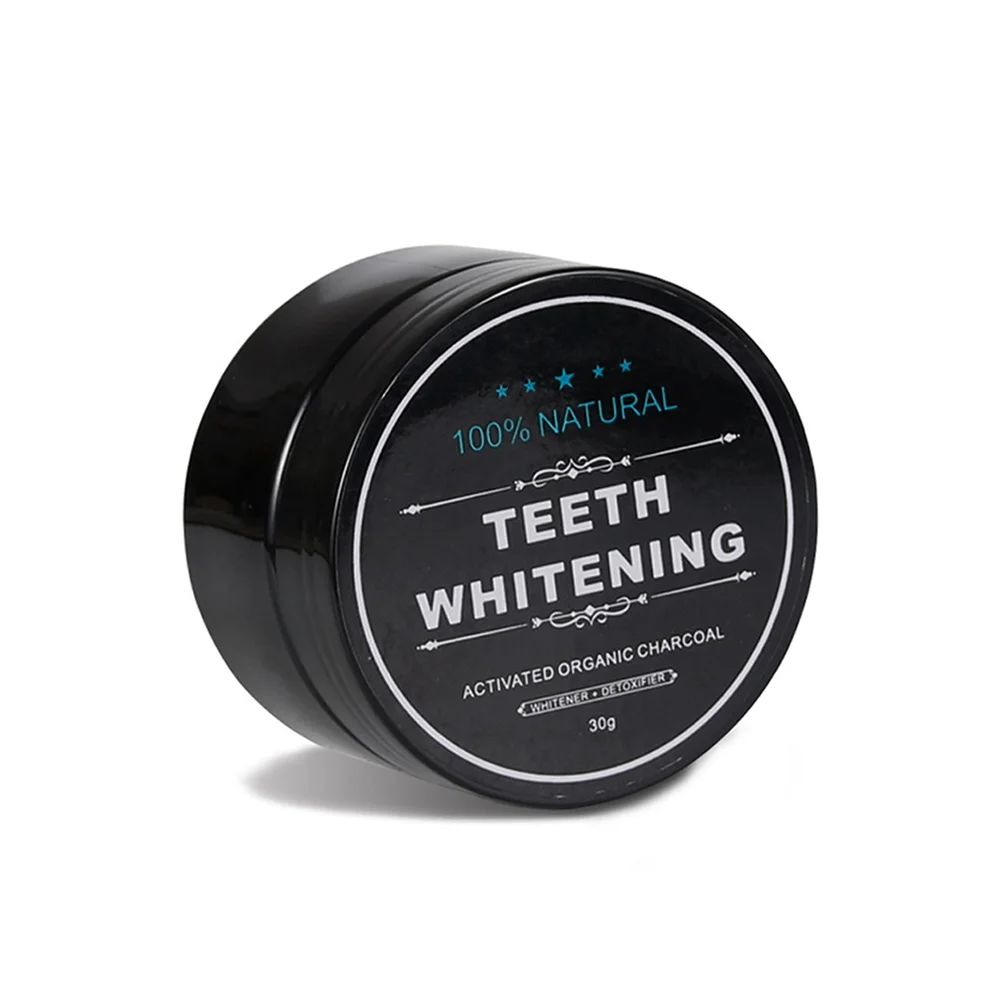

Activated Carbon Teeth Whitening Powder Healthy Harmless 60g OEM teeth whitening powder, Black