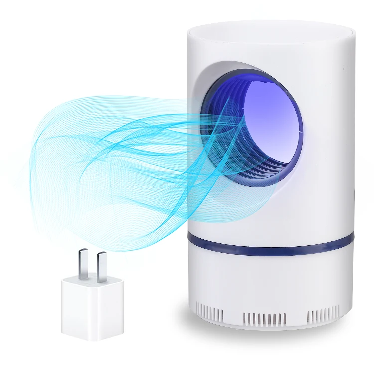 

2021 New Arrival Usb Electronic Flying Insect Pest Repeller Control Mosquito Killer Lamp, White