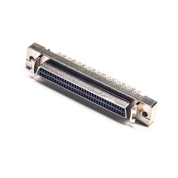 Straight Edge Mount Scsi Connector Vhdci 68pin Male Vhdci68p Connector
