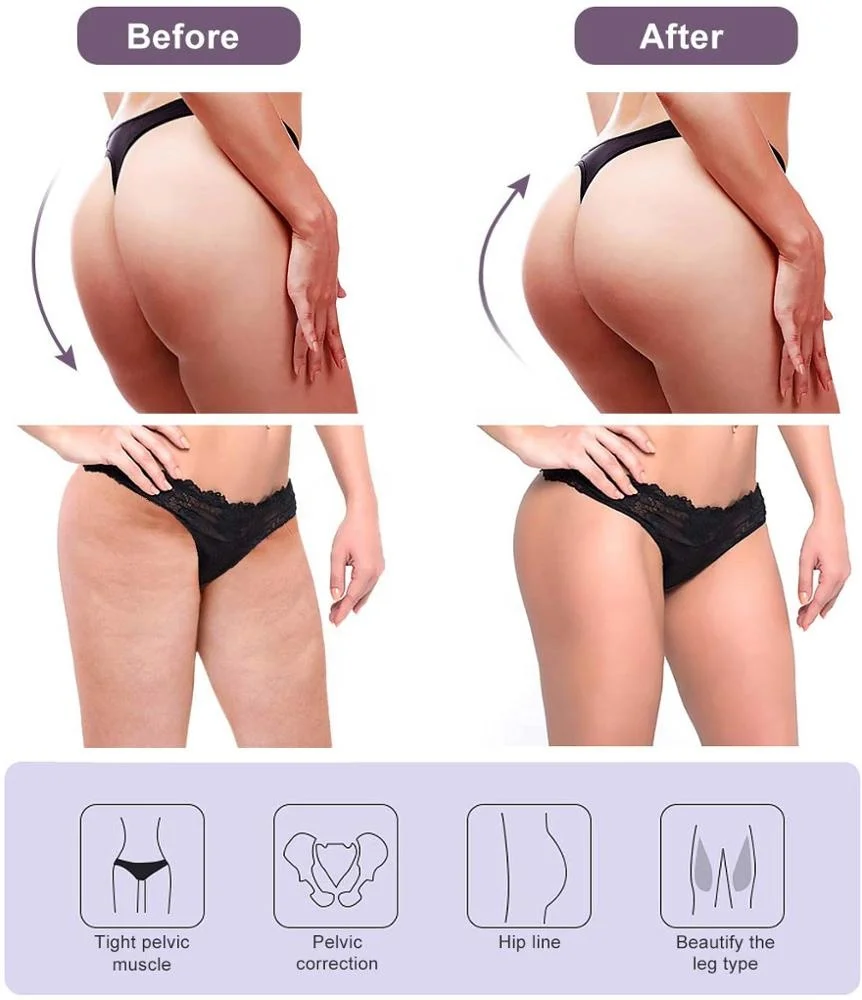 
Pelvic Floor Muscle Inner Thigh Exerciser Strengthens Thighs Buttocks Improves Bladder Control Fitness Exercise PVC 