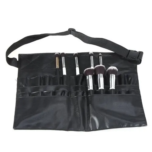 

Makeup Brush Bag A1 Professional Cosmetic Holder 28 Pockets Organizer Apron with Artist Belt Strap Belt Light Weight, Picture or customized color