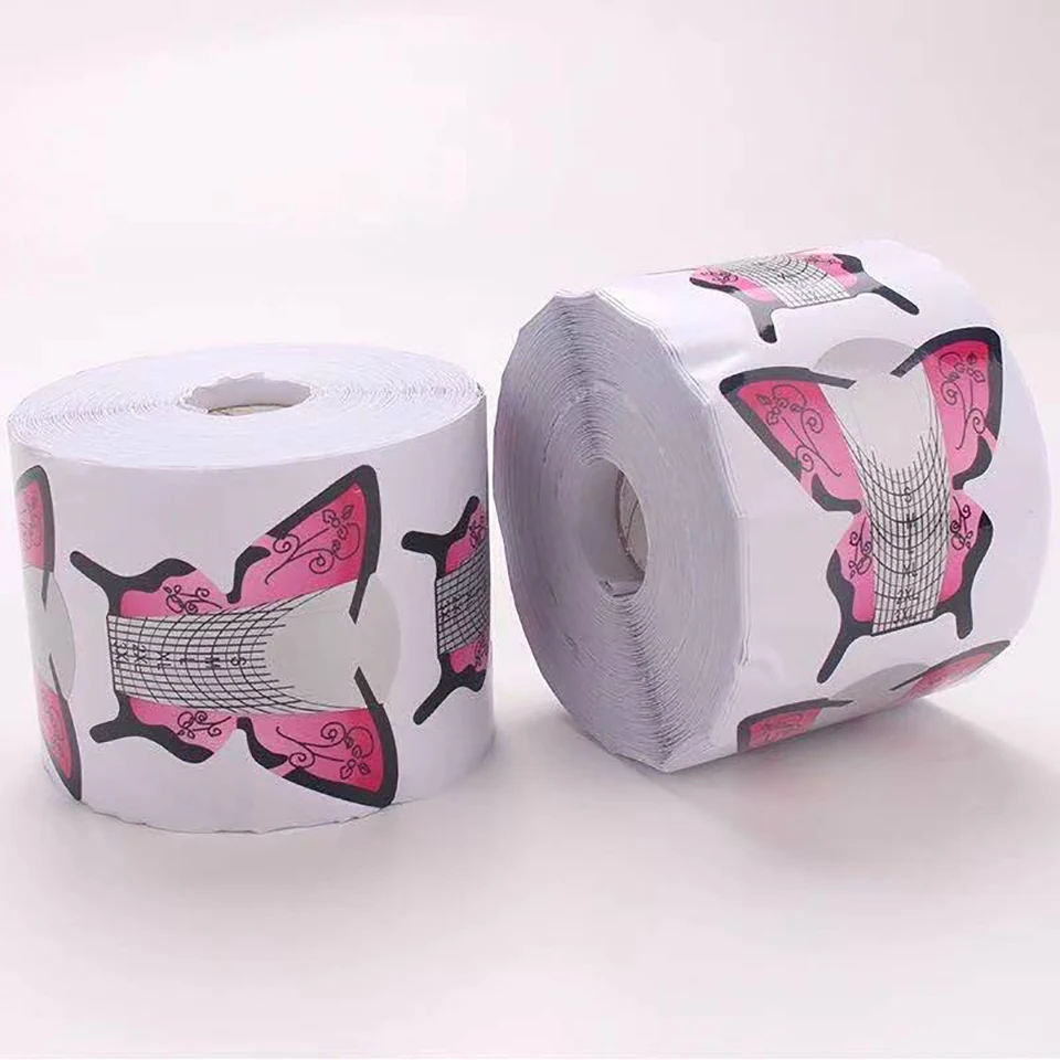 

Butterfly Shape Guide Sticker Nail Tools Nail forms Acylic Gel Extension Forms