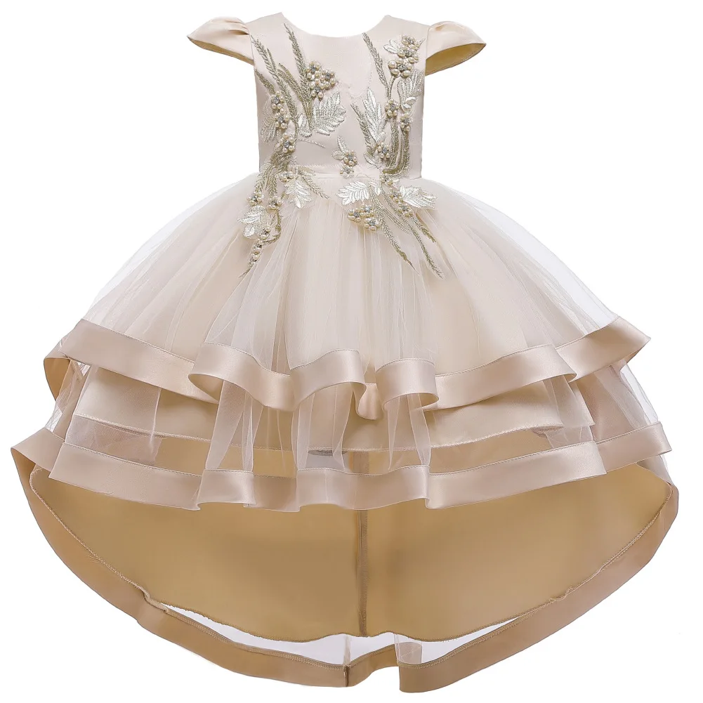 

Girls Princess Party Dress Flower Girl Wedding Dress Elegant Dresses Birthday Skirt
