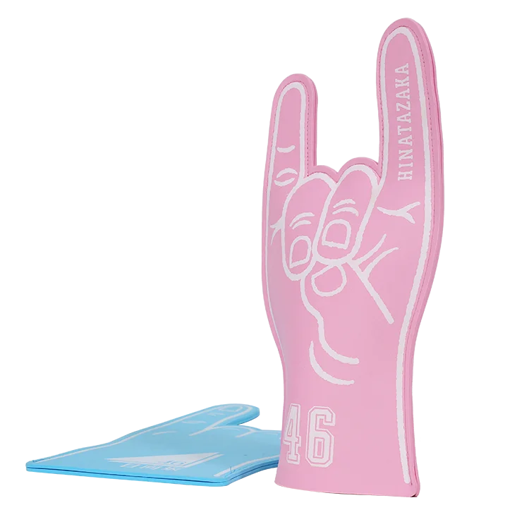 Promotional Custom Logo Cheer Foam Hand Eva Foam Fingers Cheering