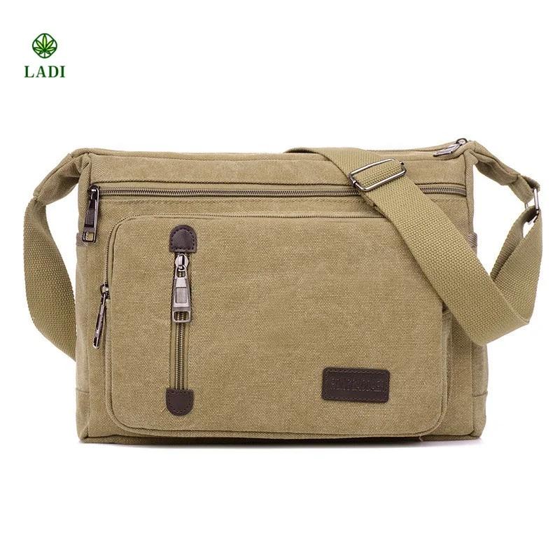 

High Quality Leisure Travel Men Shoulder canvas handbags messenger bags, Black,khaki,coffee,armygreen