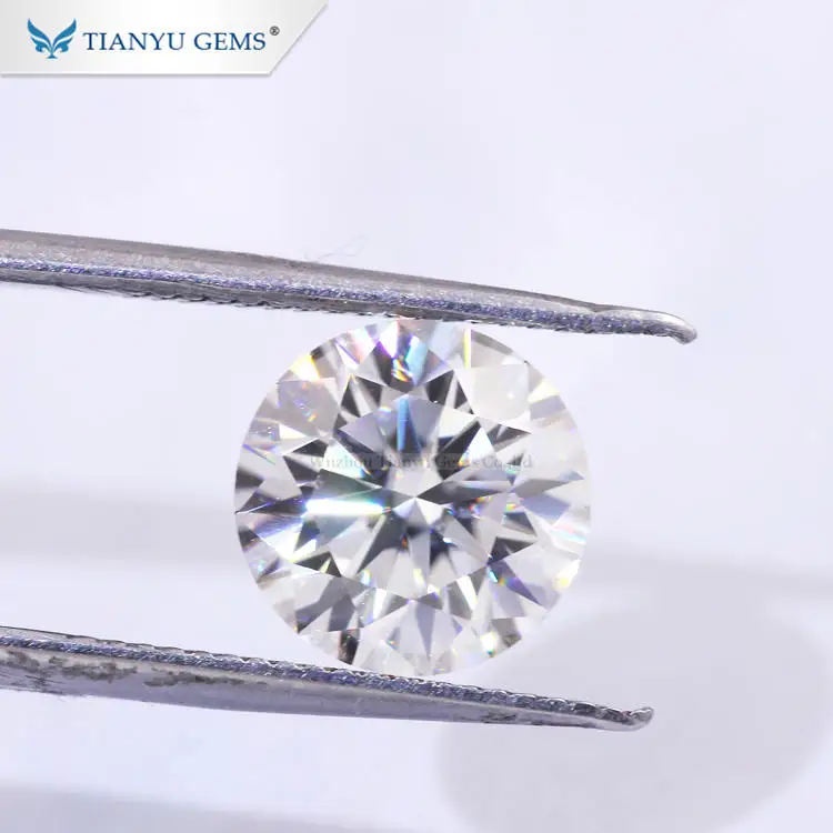 

Tianyu Gems Stones Wholesale 3 mm Mossanite D E F VVS1 Round Cut Loose Diamonds Moissanite With GRA Certificate
